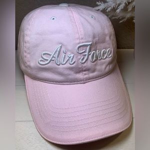 Air Force Pink & White Embroidered Women’s Adjustable Ball Cap